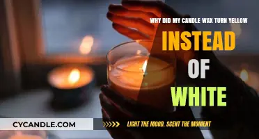 Why Did My Candle Wax Turn Yellow Instead of White?