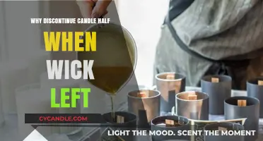 Why Discontinue a Half-Burned Candle? Wick Wisdom Explained