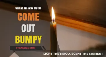 Why Beeswax Tapers Often Develop a Bumpy Surface During Burning