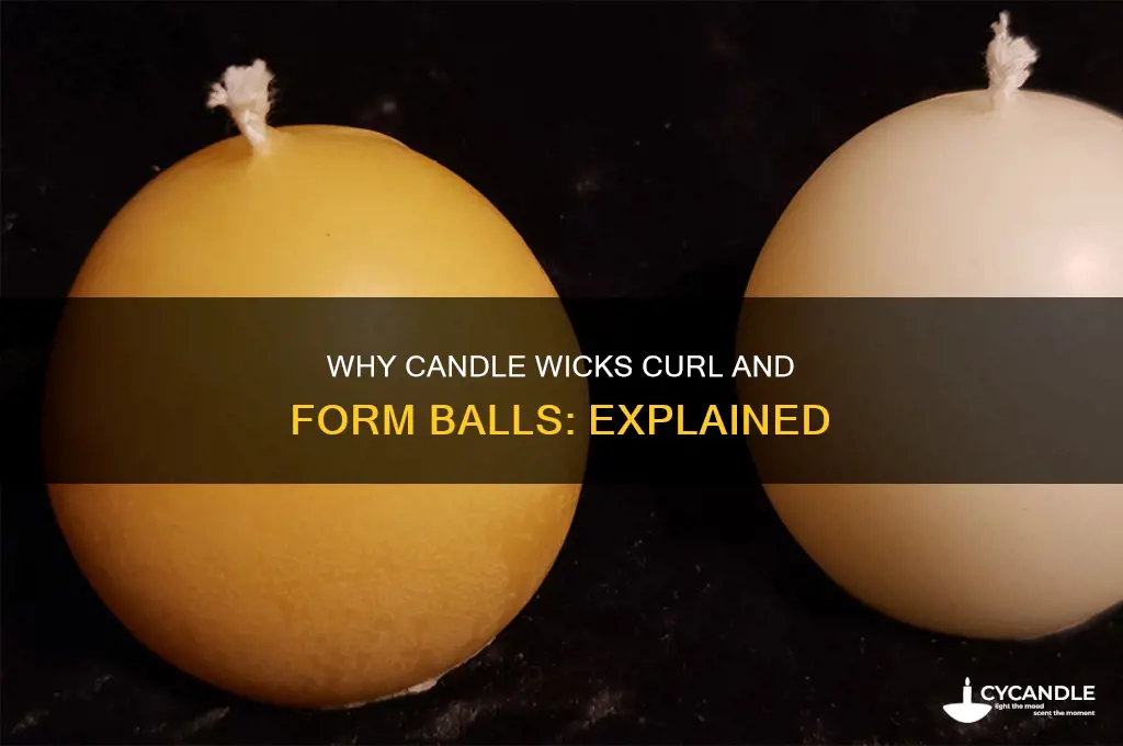 why do candle wicks balls