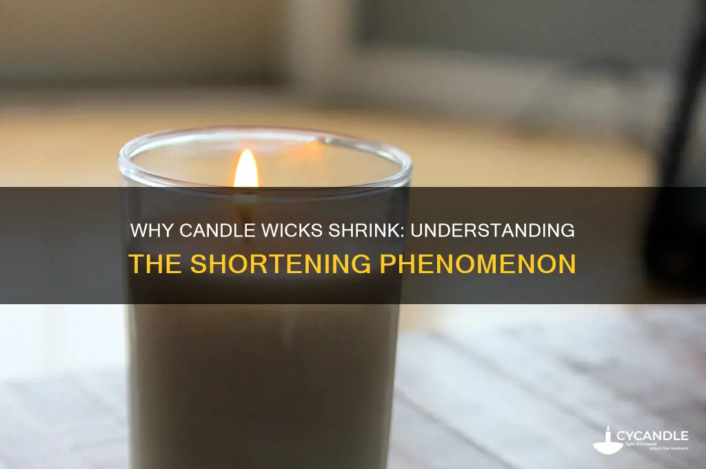 why do candle wicks get short