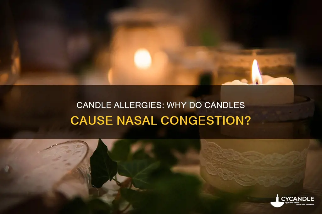 why do candles make my nose stuffy