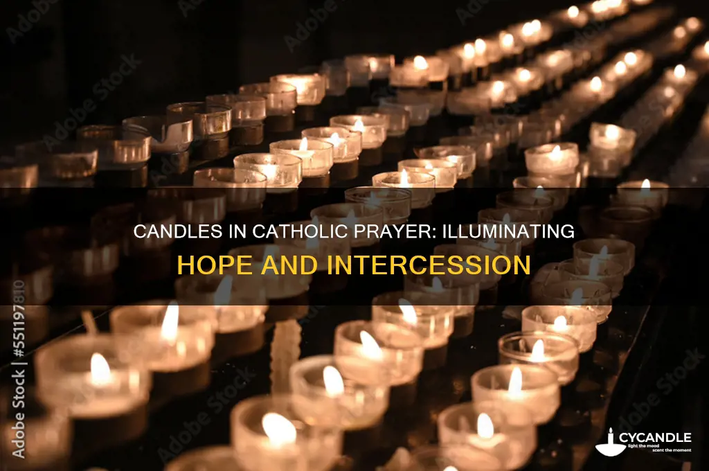 why do catholics use candles to pray for someone