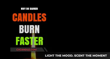 Darker Candles' Faster Burn: Unraveling the Science Behind the Flame