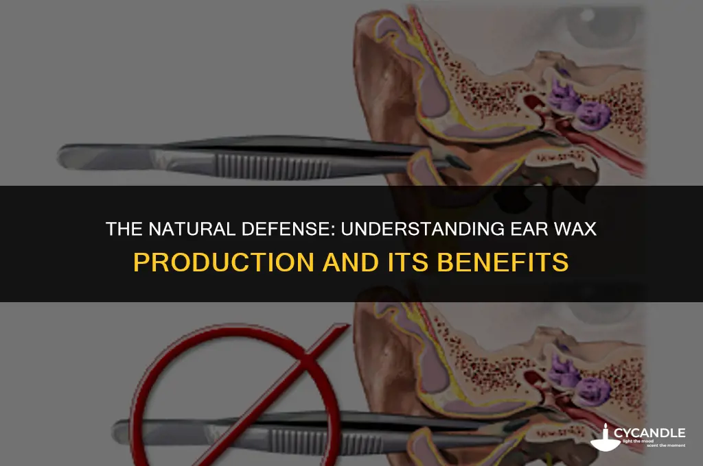 why do ears make wax