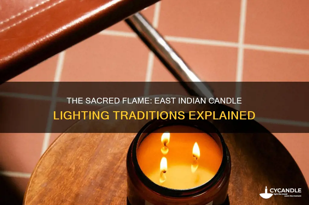 why do east indian light a candle for occastion