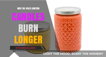 Why Gold Canyon Candles Outlast Others: The Secret to Longer Burn Times