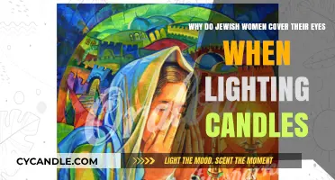 Why Jewish Women Cover Their Eyes During Candle Lighting