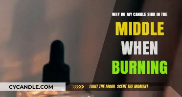 Candle Sinking in the Middle? Here's Why and How to Fix It