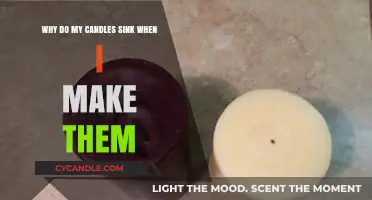 Candle Making Woes: Understanding Why Your Candles Sink