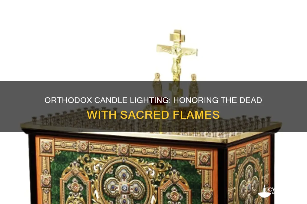 why do orthodox light candles for the dead