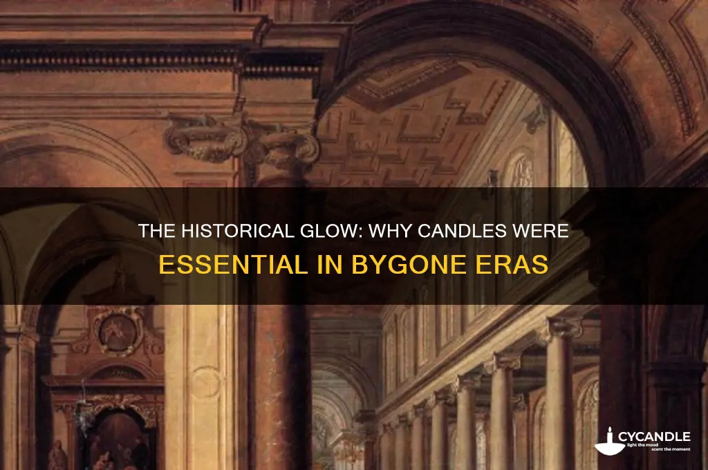 why do people buy candles in the old days