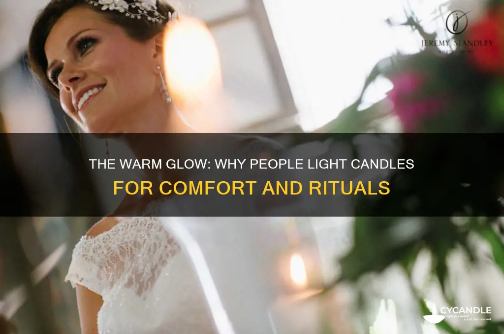 why do people light candles