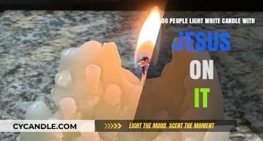 Why White Candles with Jesus Symbolize Faith and Devotion