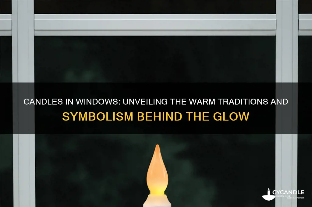 why do people put candles in their windows