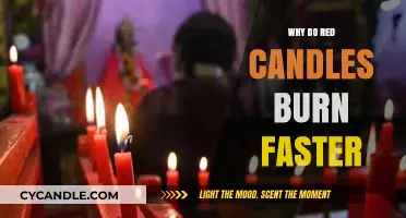 Red Candles Burning Faster: Unraveling the Science Behind the Flame