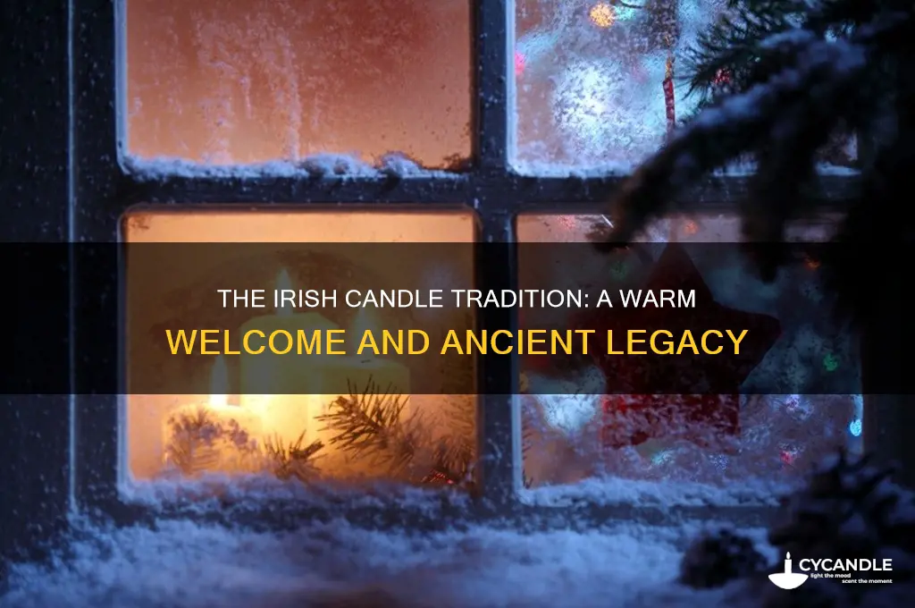why do the irish put a candle in the window