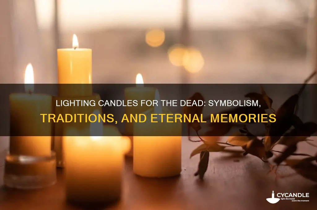 why do they light candles for the dead