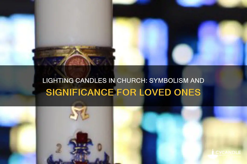 why do we light a candle for someone in church