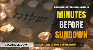 Shabbat Candles: The 18-Minute Tradition Before Sundown Explained