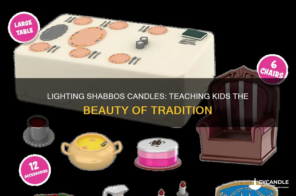 why do we light shabbos candles for kids