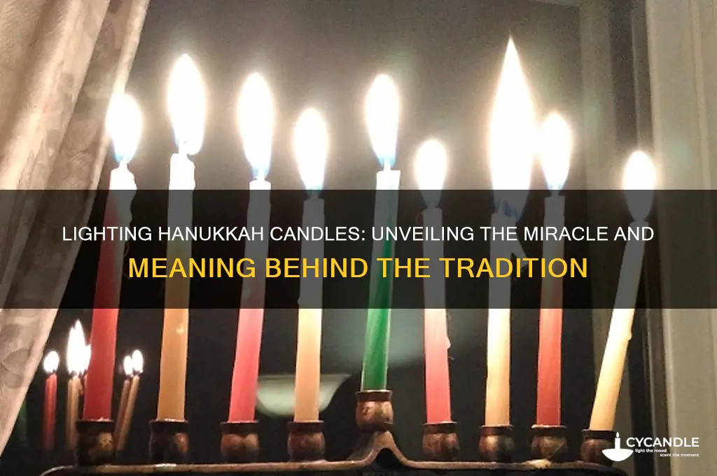 why do we light the candles on hanukkah