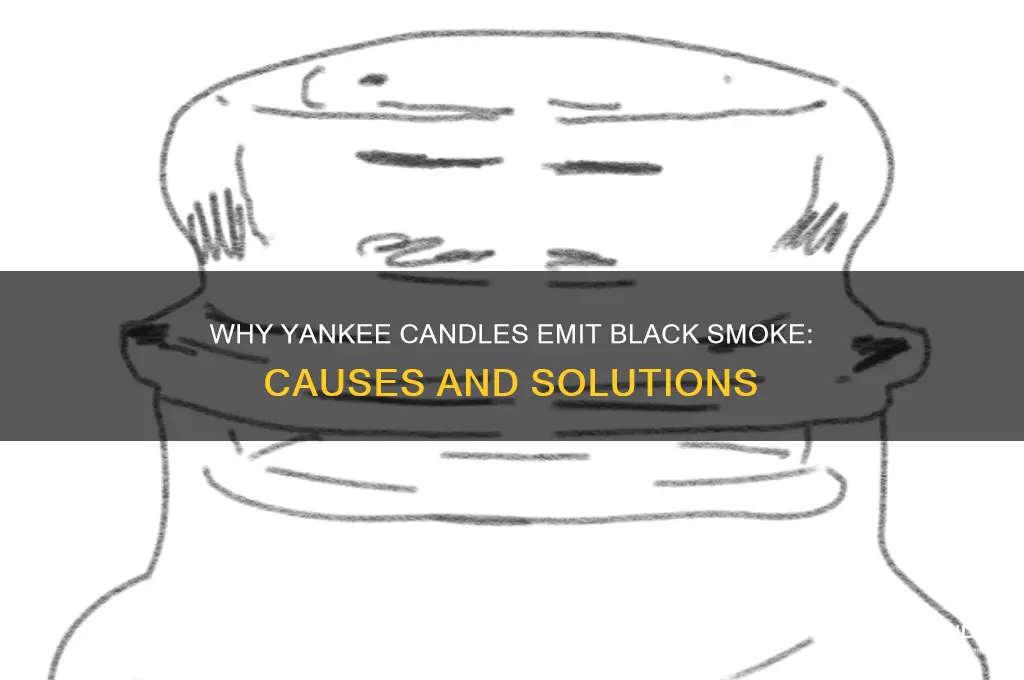 why do yankee candles burn black smoke