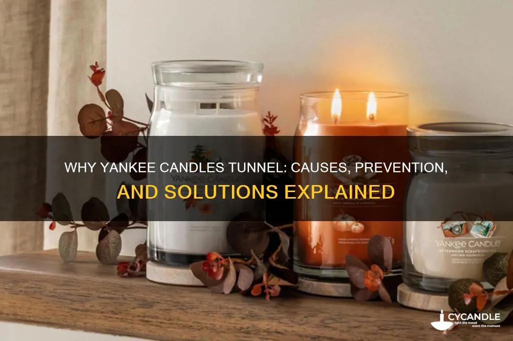why do yankee candles tunnel