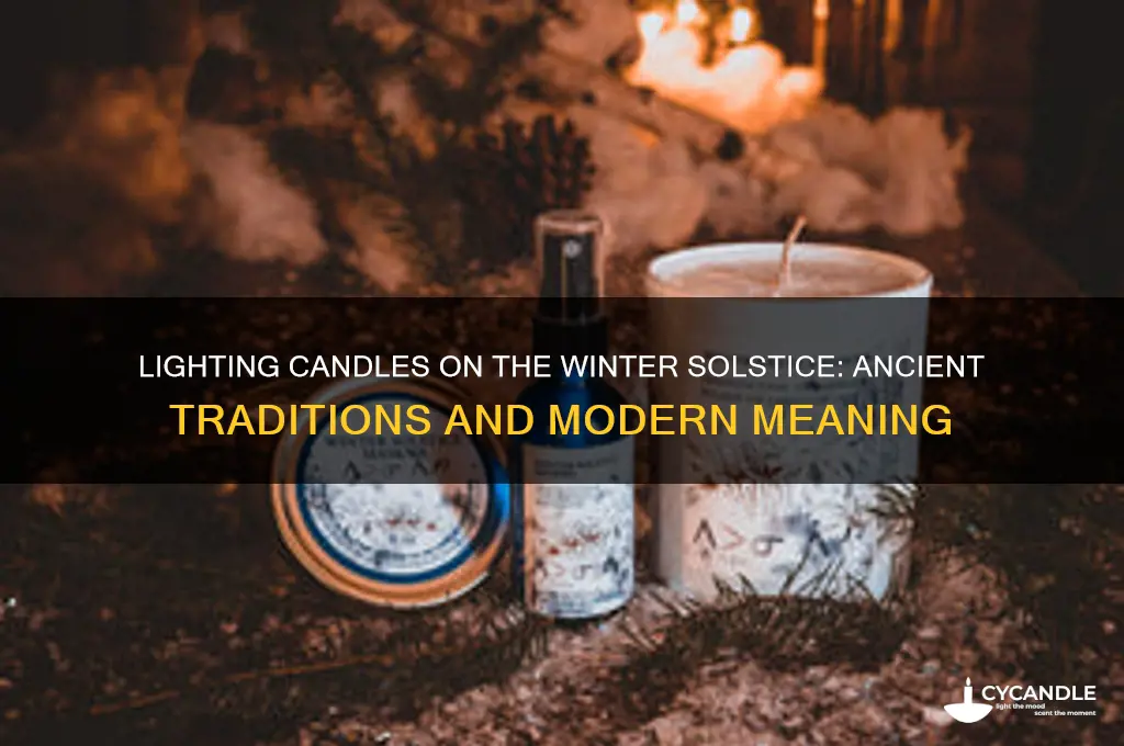 why do you light candles on the winter solstice