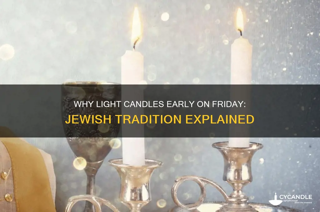 why do you light early candles on friday