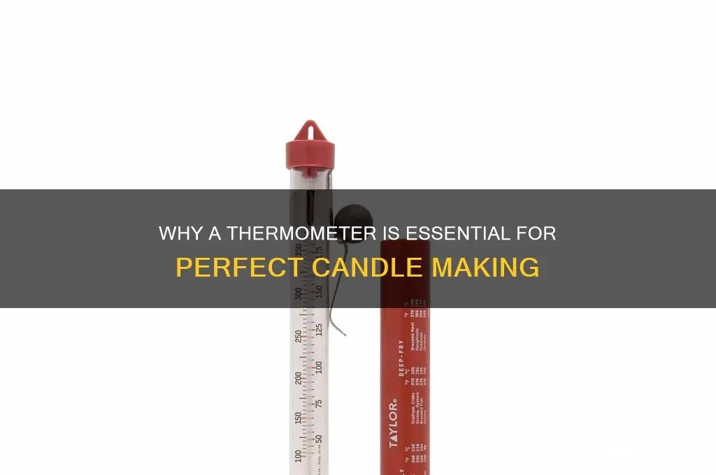 why do you need a thermometer to make candles