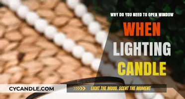 Fresh Air and Flames: Why Open Windows When Lighting Candles?