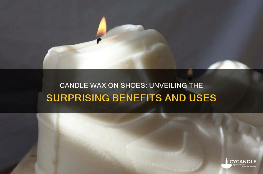 why do you put candle wax on your shoes
