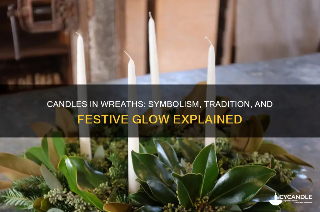 why do you put candles in your wreath