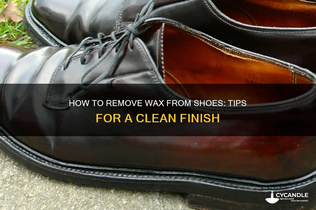 why do you want to remove wax off shoes