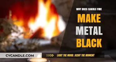 Why Candle Flames Turn Metal Black: The Science Explained