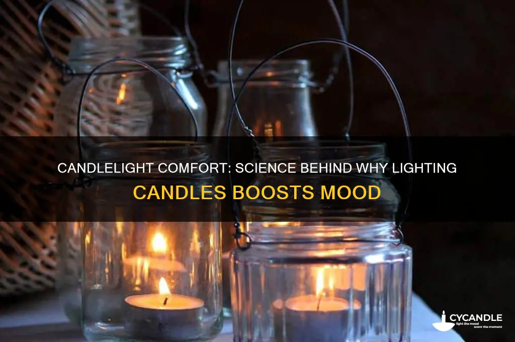 why does lighting a candle make you feel better studies