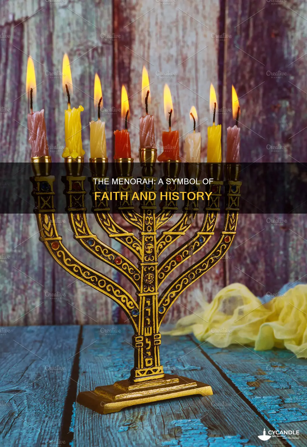 why does menorah have 9 candles