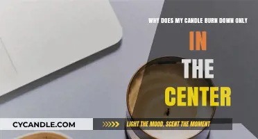 Why Your Candle Burns Only in the Center: Causes & Fixes