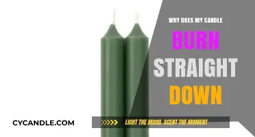 Why Your Candle Burns Straight Down: Common Causes and Fixes