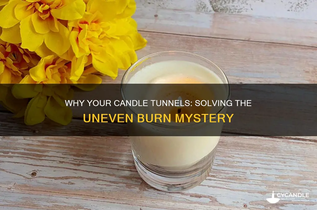 why does my candle not burn to the edge