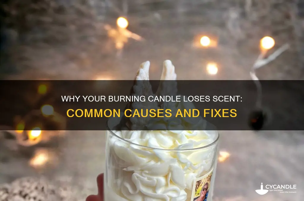 why does my candle not smell when burning