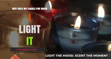 Why Your Candle Pops When Lit: Causes and Solutions Explained