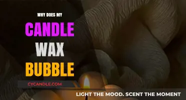 Why Does My Candle Wax Bubble? Understanding the Causes and Fixes