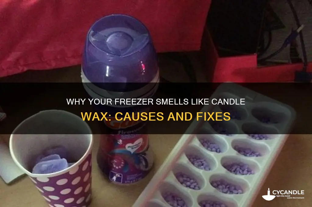 why does my freezer smell like candle wax