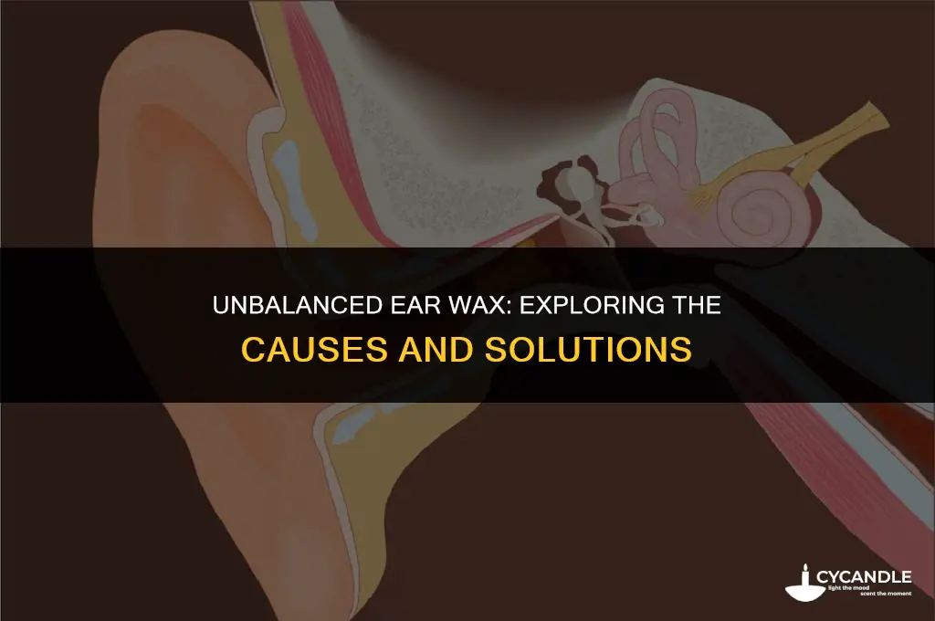 why does one ear have more wax than the other