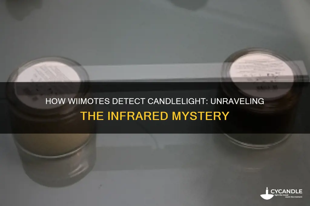 why does wiimote work with candles