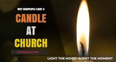 The Sacred Flame: Why Lighting Candles in Church Matters
