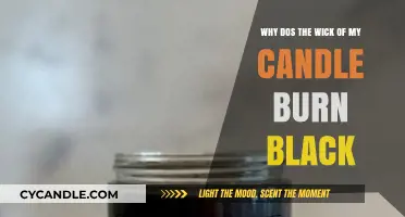 Why Does My Candle Wick Burn Black? Causes and Solutions