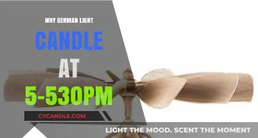 German Tradition: Early Evening Candle Lighting at 5-5:30 PM Explained